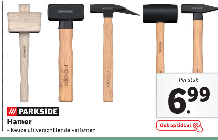 Parkside   hamer folder aanbieding bij  Lidl - details