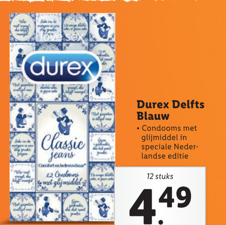 Durex   condooms folder aanbieding bij  Lidl - details