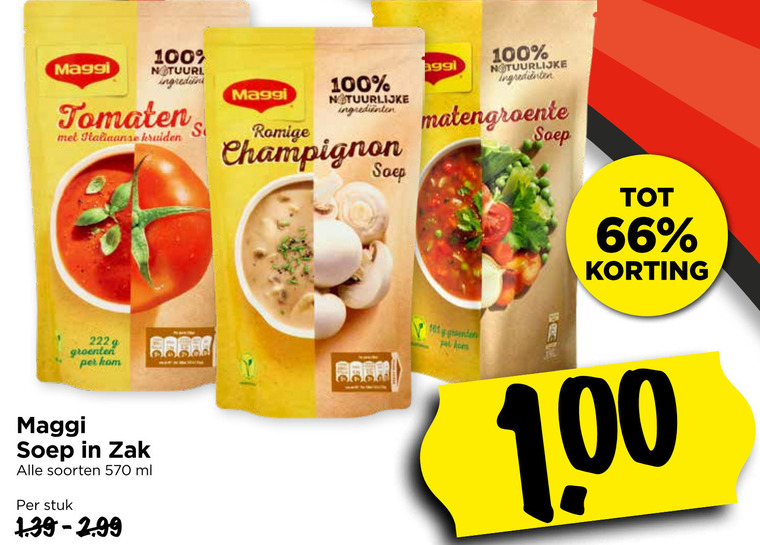 Maggi   soep folder aanbieding bij  Vomar - details