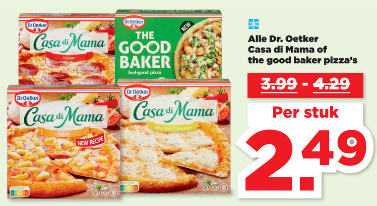 Dr Oetker   diepvriespizza folder aanbieding bij  Plus - details