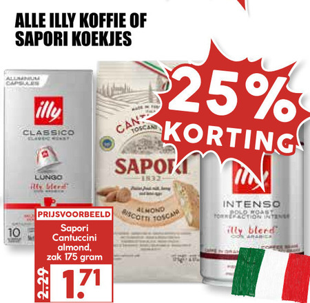 Illy   koffie, biscuits folder aanbieding bij  MCD Supermarkt Basis - details