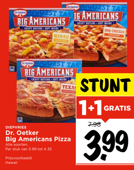 Dr Oetker   diepvriespizza folder aanbieding bij  Vomar - details