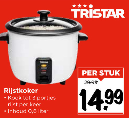 Tristar   rijstkoker folder aanbieding bij  Vomar - details