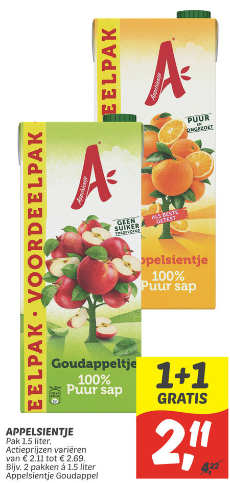 Appelsientje   fruitdrank folder aanbieding bij  Dekamarkt - details