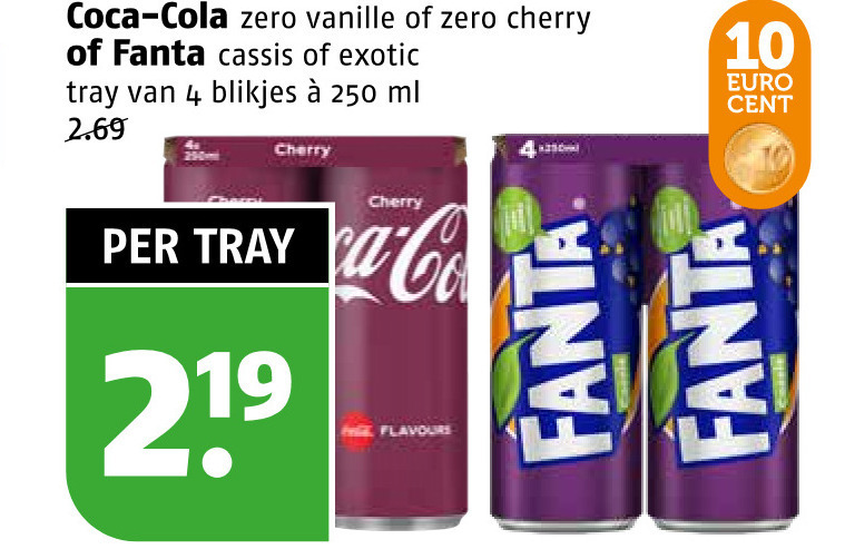 Fanta   frisdrank, cola folder aanbieding bij  Poiesz - details