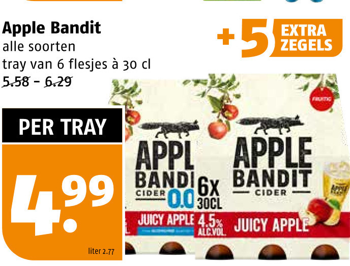 Apple bandit   appelcider folder aanbieding bij  Poiesz - details