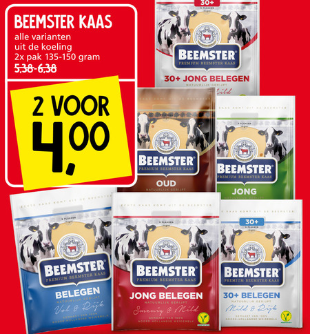 Beemster   kaasplakken, kaas folder aanbieding bij  Jan Linders - details