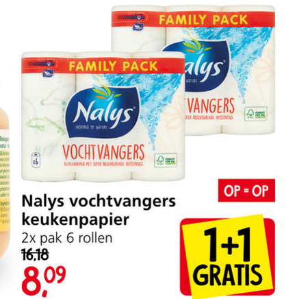 Nalys   keukenpapier folder aanbieding bij  Jan Linders - details