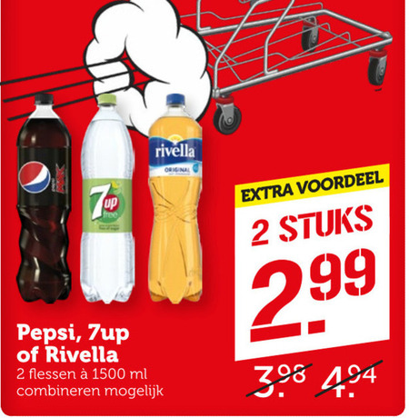 7-Up   frisdrank, cola folder aanbieding bij  Coop - details