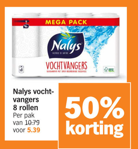 Nalys   keukenpapier folder aanbieding bij  Albert Heijn - details