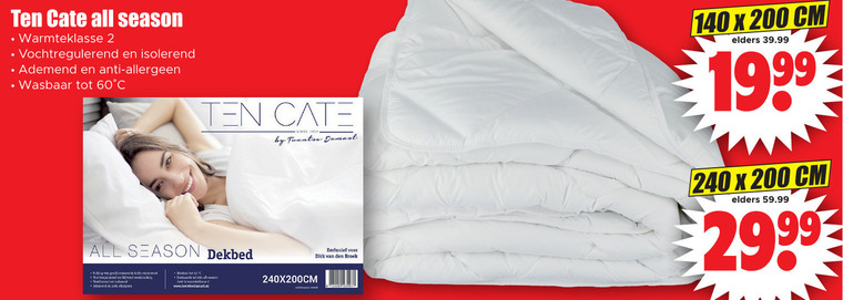 Ten Cate   dekbed folder aanbieding bij  Dirk - details