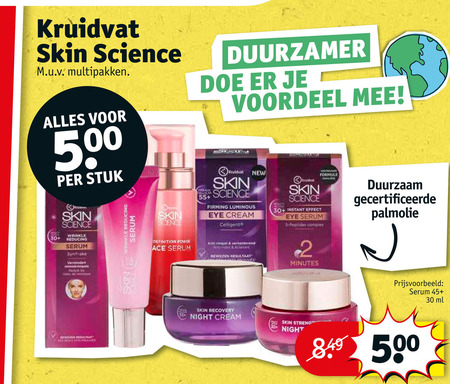 Kruidvat Huismerk   huidserum, gezichtsverzorging folder aanbieding bij  Kruidvat - details