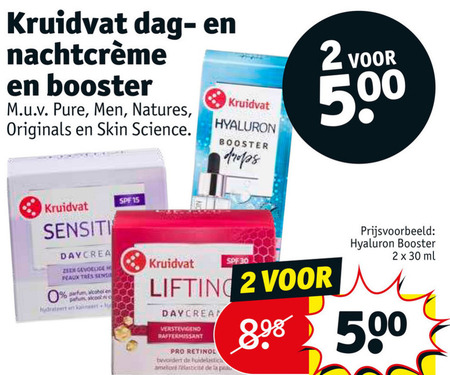 Kruidvat Huismerk   nachtcreme, dagcreme folder aanbieding bij  Kruidvat - details