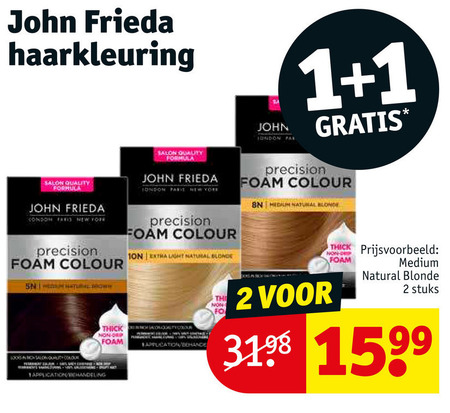 John Frieda folder bij Kruidvat - details