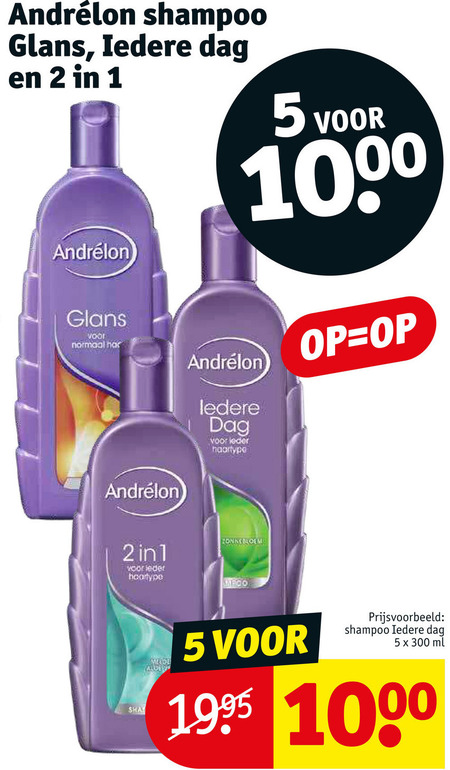 Andrelon   shampoo folder aanbieding bij  Kruidvat - details