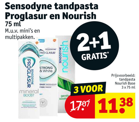 Sensodyne   tandpasta folder aanbieding bij  Kruidvat - details