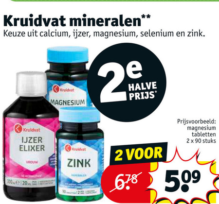 Kruidvat Huismerk   voedingssupplement folder aanbieding bij  Kruidvat - details