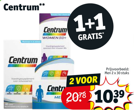 Centrum   multivitaminen folder aanbieding bij  Kruidvat - details