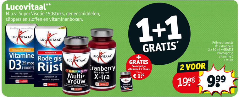 Lucovitaal   vitamine, voedingssupplement folder aanbieding bij  Kruidvat - details