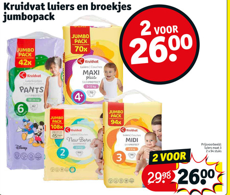 Kruidvat Huismerk   luierbroekjes, luiers folder aanbieding bij  Kruidvat - details