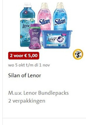 Silan   wasmiddel, wasverzachter folder aanbieding bij  Jumbo - details