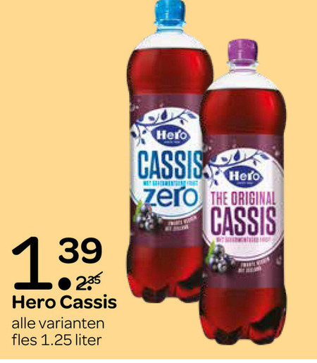 Hero   frisdrank folder aanbieding bij  Spar - details