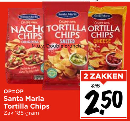 Santa Maria   chips folder aanbieding bij  Vomar - details