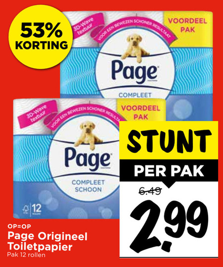 Page   toiletpapier folder aanbieding bij  Vomar - details