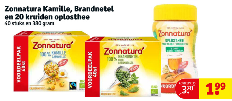 Zonnatura   thee folder aanbieding bij  Kruidvat - details