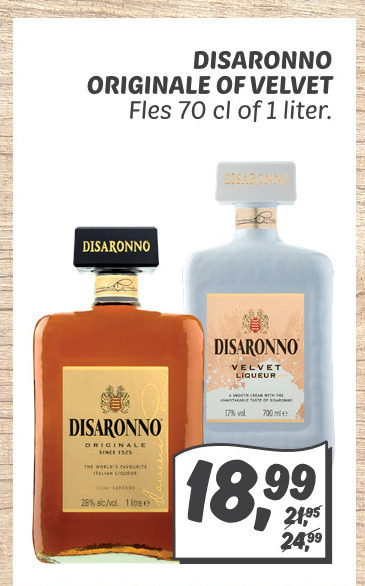 Disaronno   amaretto folder aanbieding bij  Dekamarkt - details