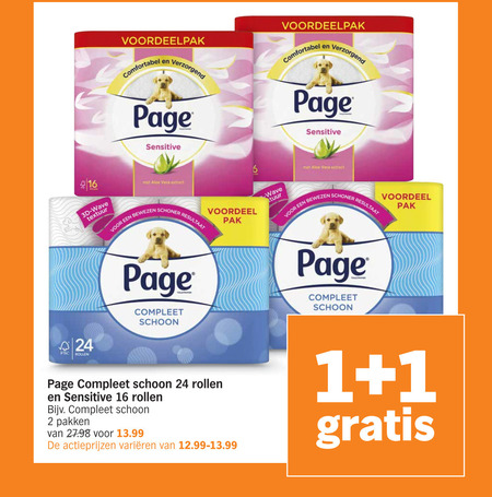 Page   toiletpapier folder aanbieding bij  Albert Heijn - details