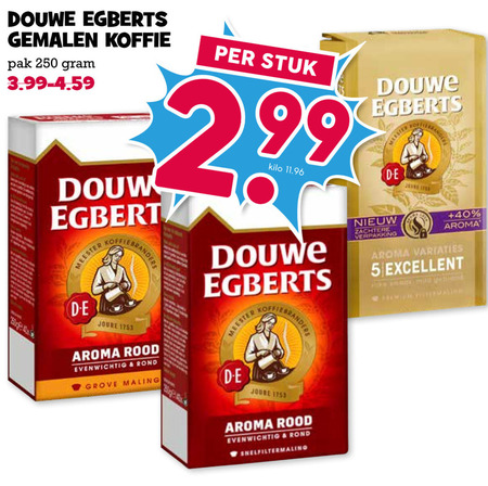 Douwe Egberts   koffie folder aanbieding bij  Boons Markt - details