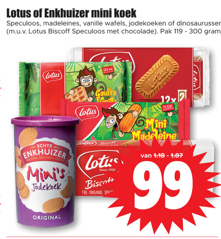 Enkhuizer   speculaas, koek folder aanbieding bij  Dirk - details