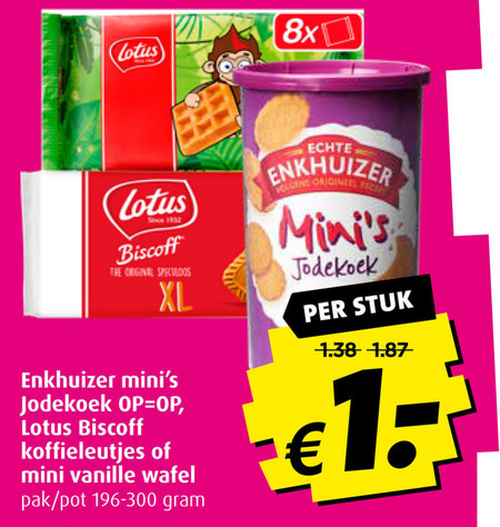 Enkhuizer   koek, speculaas folder aanbieding bij  Boni - details