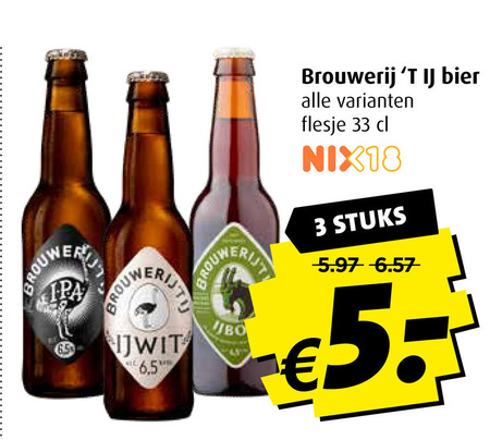 Brouwerij t IJ   speciaalbier folder aanbieding bij  Boni - details