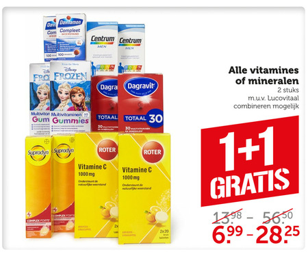 Dagravit   vitamine, multivitaminen folder aanbieding bij  Coop - details