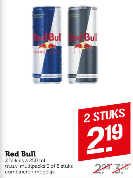 Red Bull   energiedrank folder aanbieding bij  Coop - details