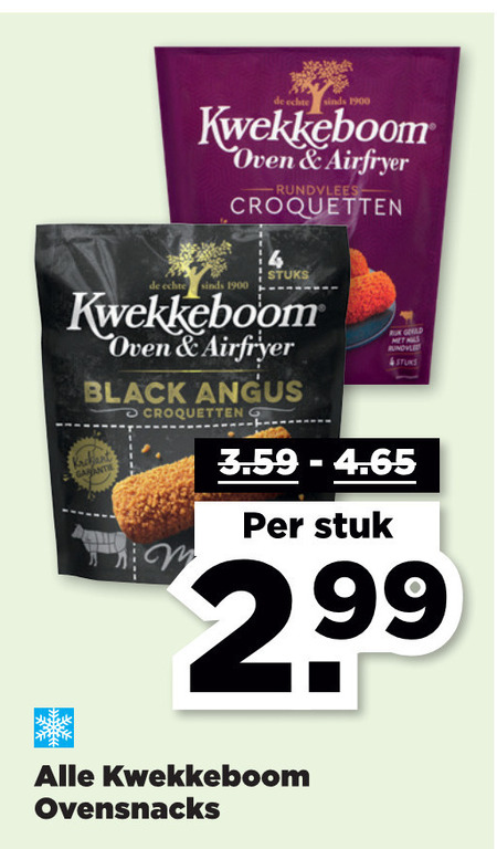 Kwekkeboom   bitterballen, snack folder aanbieding bij  Plus - details