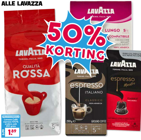 Lavazza   dolce gusto capsules, koffie folder aanbieding bij  Boons Markt - details