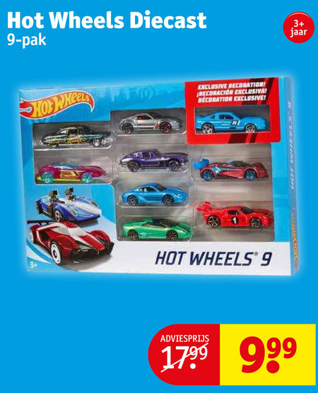 Hot Wheels   miniatuur auto folder aanbieding bij  Kruidvat - details