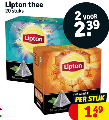 Lipton   thee folder aanbieding bij  Kruidvat - details