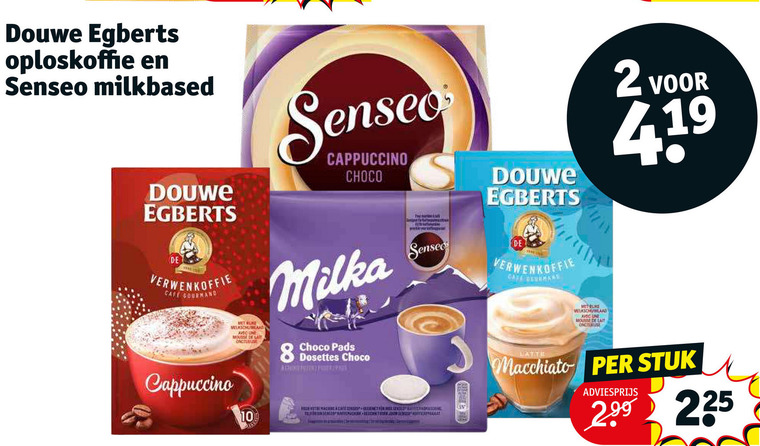 Douwe Egberts Senseo   koffiepad, oploskoffie folder aanbieding bij  Kruidvat - details