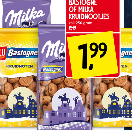 Milka   kruidnoten folder aanbieding bij  Jan Linders - details