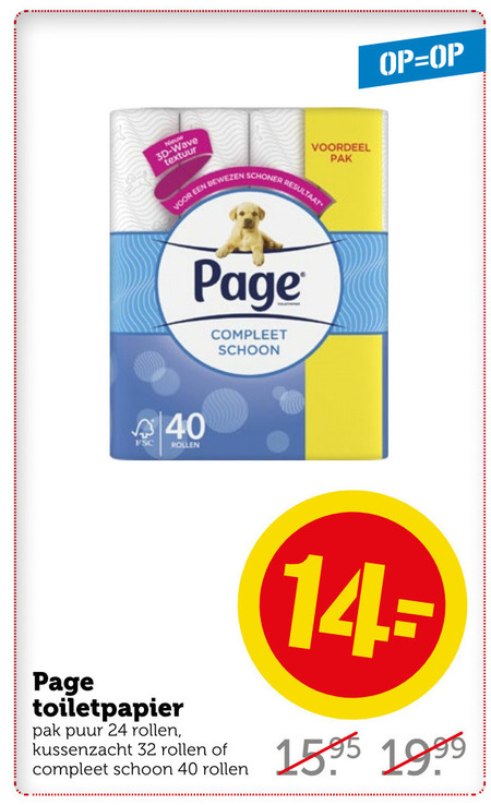 Page   toiletpapier folder aanbieding bij  Coop - details