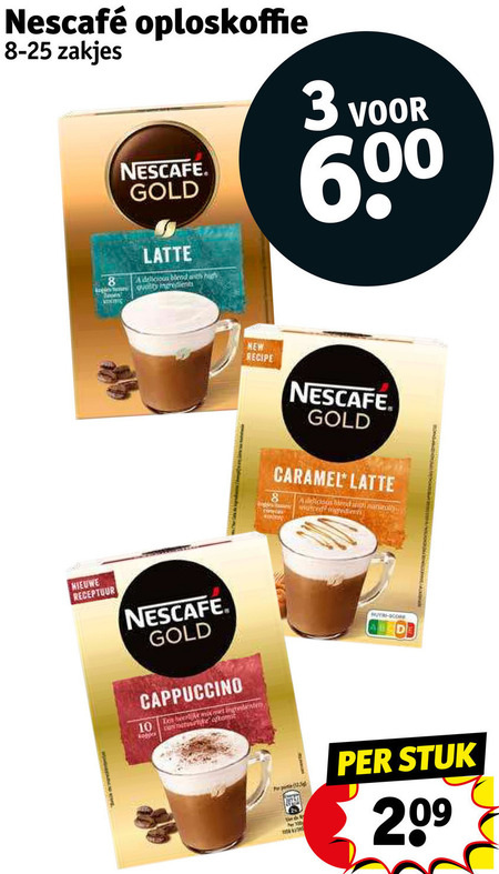 Nescafe   oploskoffie folder aanbieding bij  Kruidvat - details