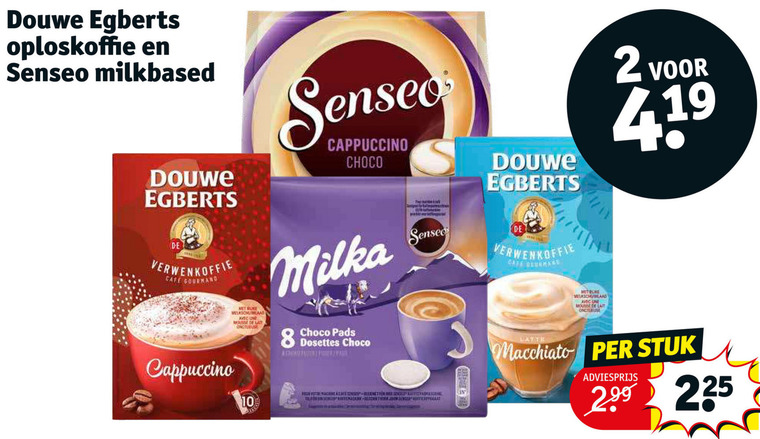 Douwe Egberts Senseo   koffiepad, oploskoffie folder aanbieding bij  Kruidvat - details