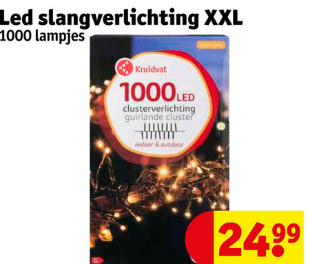 kerstverlichting folder bij Kruidvat