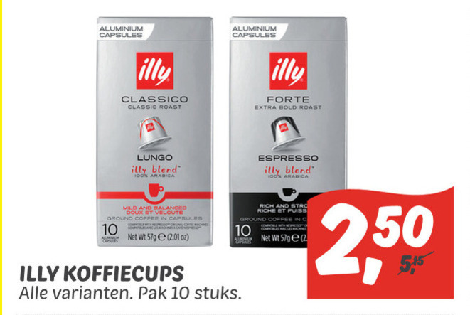 Illy   koffiecups folder aanbieding bij  Dekamarkt - details