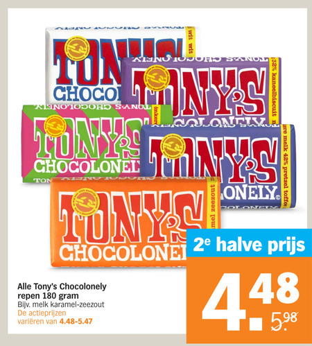 Tony Chocolony   chocolade folder aanbieding bij  Albert Heijn - details