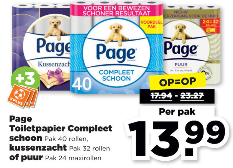 Page   toiletpapier folder aanbieding bij  Plus - details